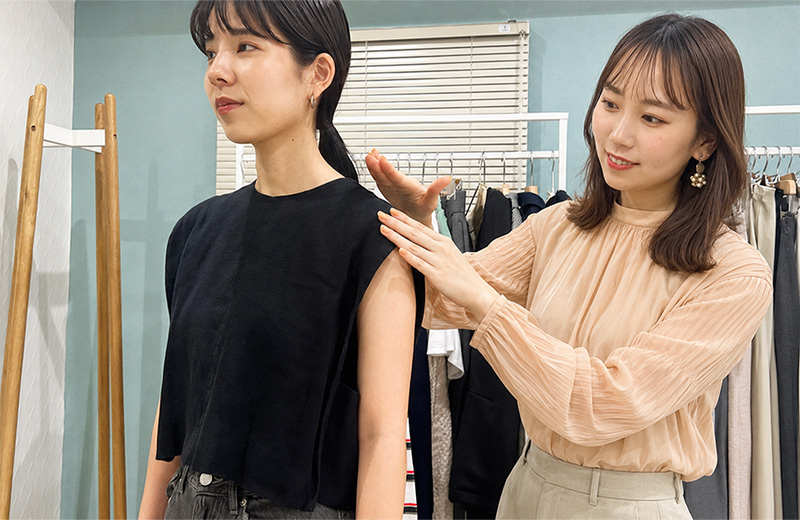 骨格診断の様子