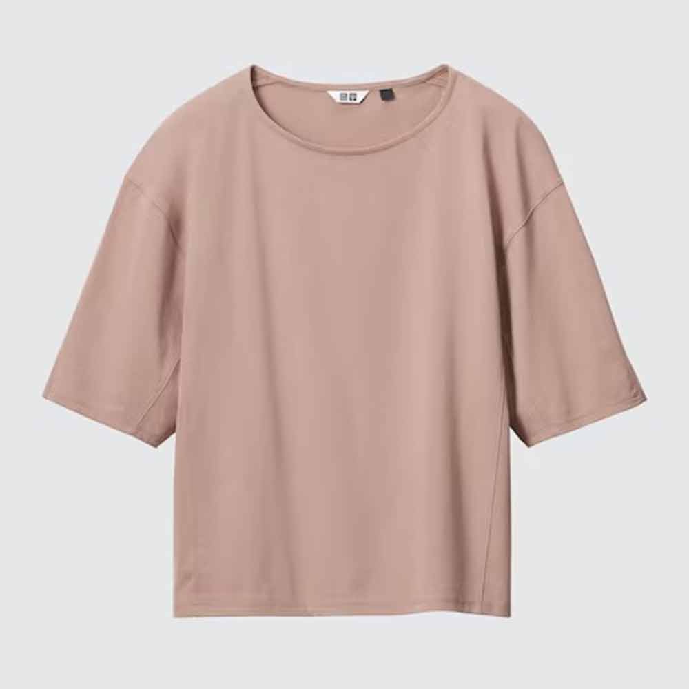 骨格ナチュラル,Tシャツ,ユニクロ,UNIQLOU,エアリズムコットンオーバーサイズTシャツ