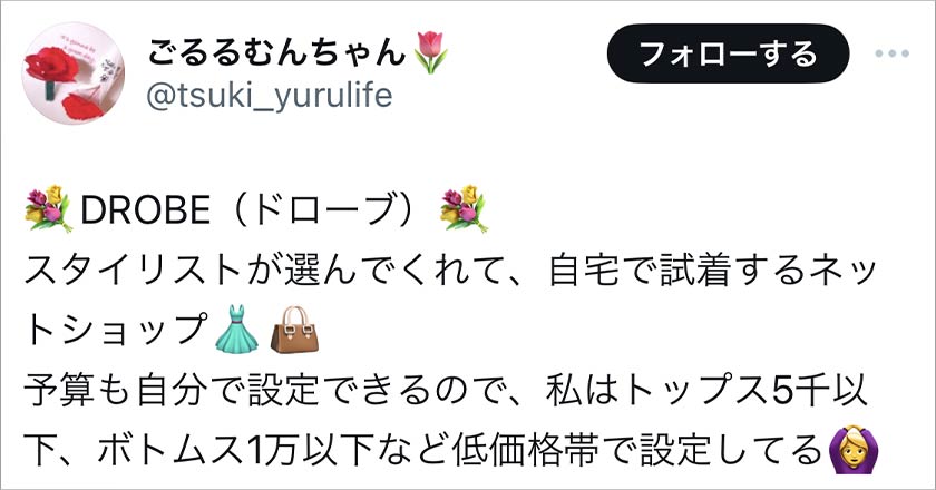 ドローブ,DROBE,悪い口コミ