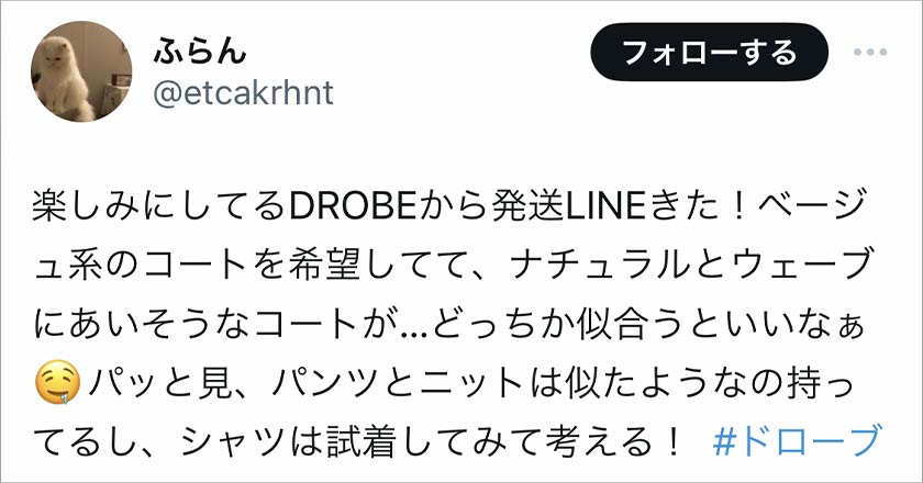 ドローブ,DROBE,悪い口コミ