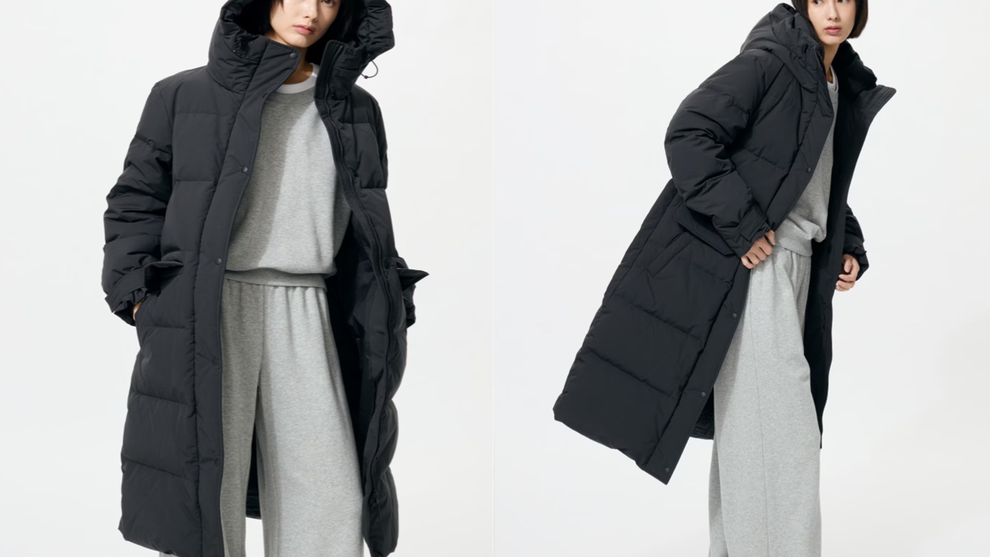 骨格ナチュラル,コート,UNIQLO,ユニクロ,ウルトラウォームダウンロングコート
