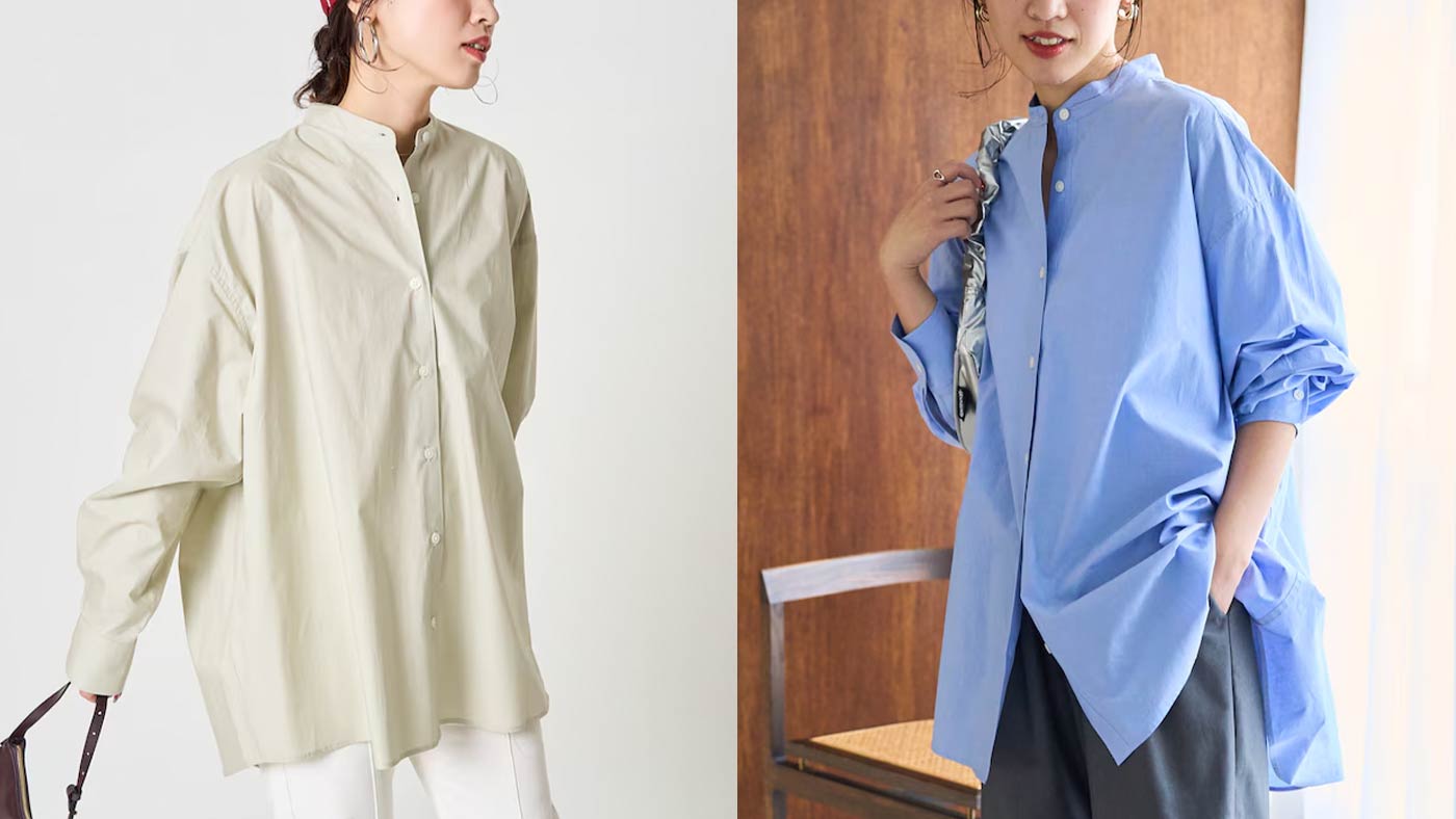 骨格ナチュラル,シャツ,FREAK'S STORE,ビックシルエット ブロード ボリューム シャツ,限定展開