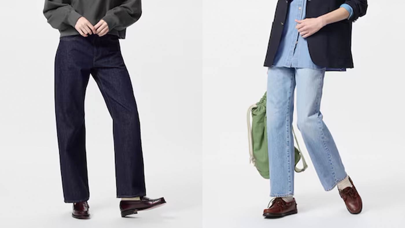 骨格ストレート,デニム,UNIQLO,ユニクロ,ストレートジーンズ