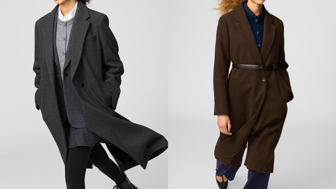 骨格ストレート,コート,UNIQLO,ユニクロ,トレンチコート