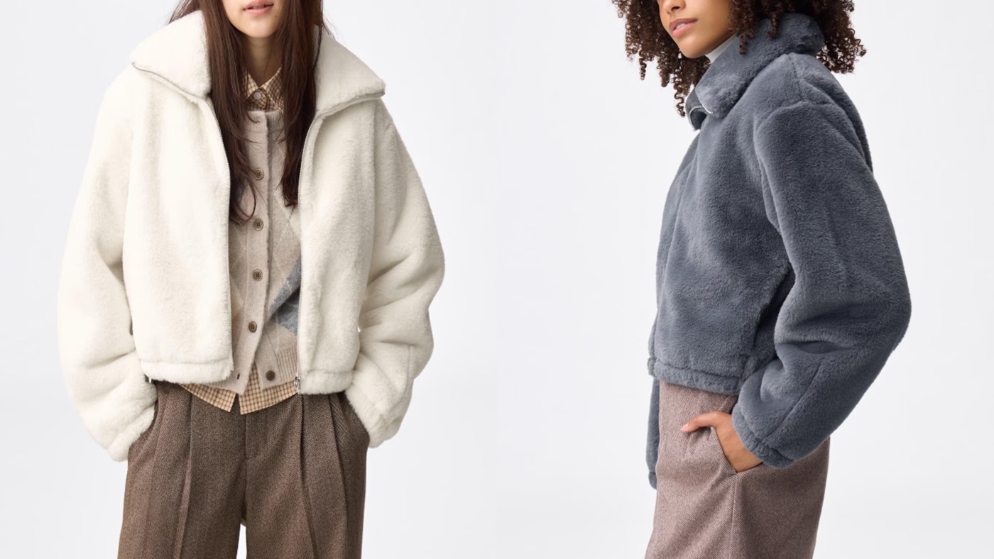 骨格ウェーブ,コート,UNIQLO,ウィンドプルーフスタンドブルゾン