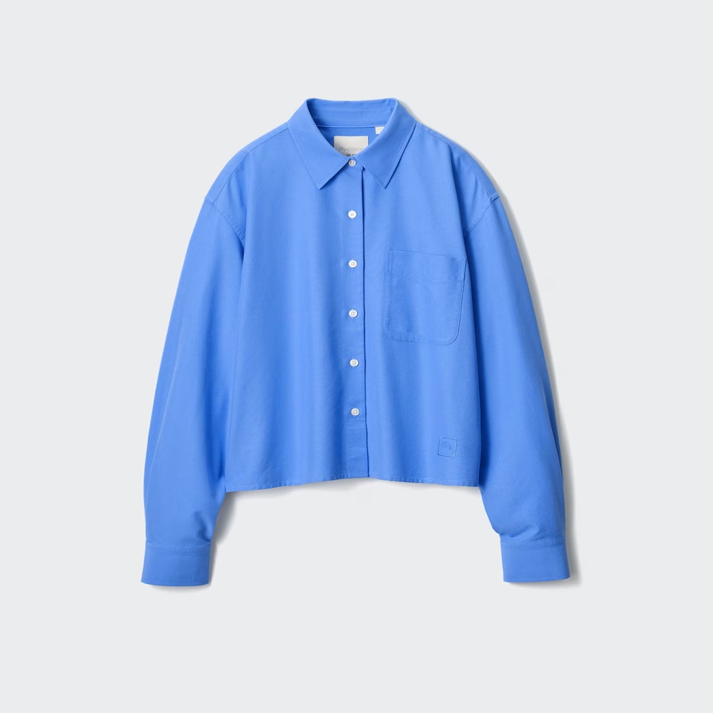 骨格ストレート,UNIQLO,オックスフォードシャツ