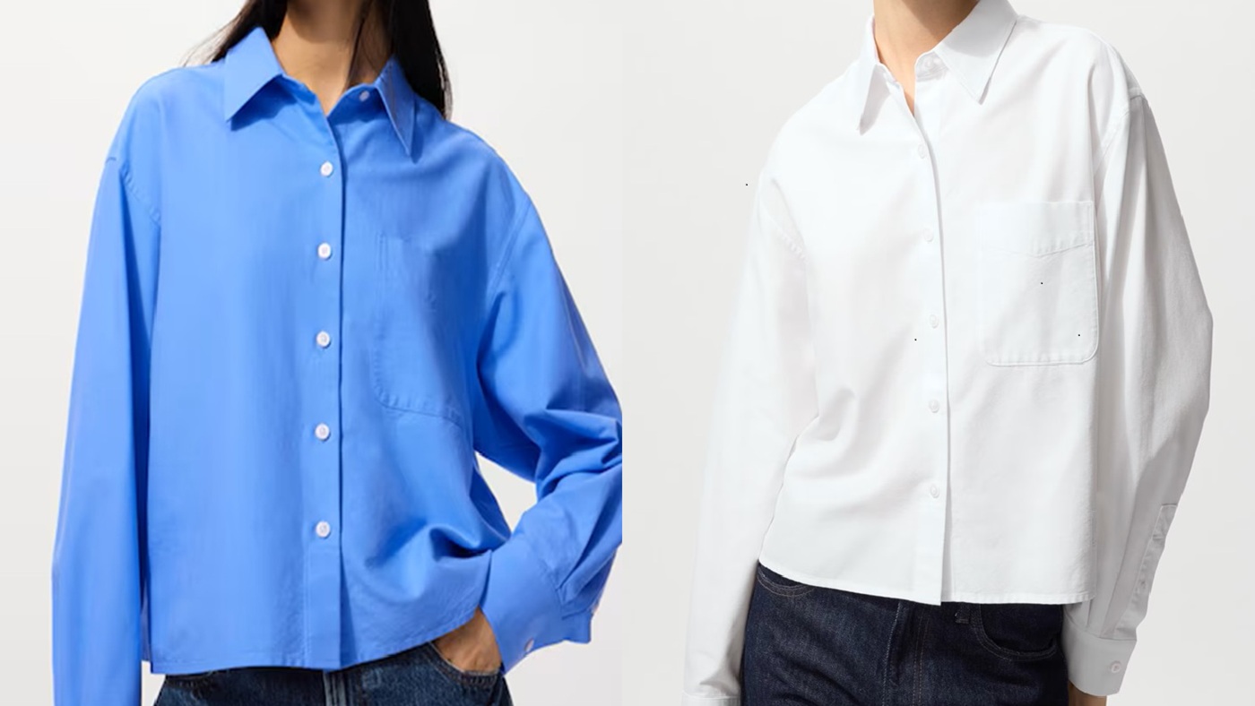 骨格ストレート,シャツ,UNIQLO,オックスフォードシャツ