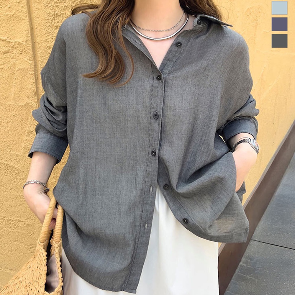 骨格ストレート,シャツ,神戸レタス,シアーデニムシャツ