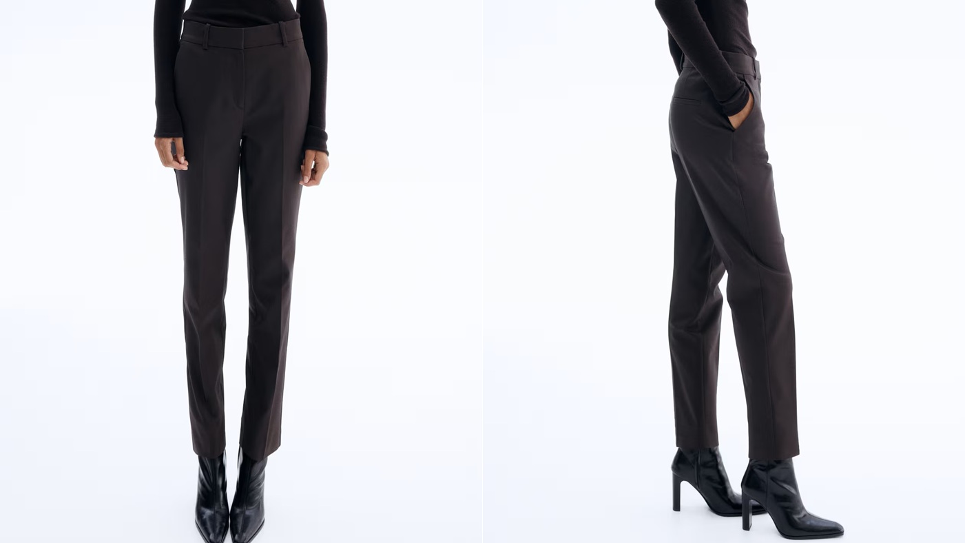 骨格ストレート,パンツ,H&M,シガレットパンツパンツ