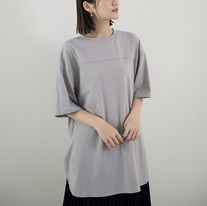 骨格ナチュラル,Naturily,オーバーサイズTシャツ