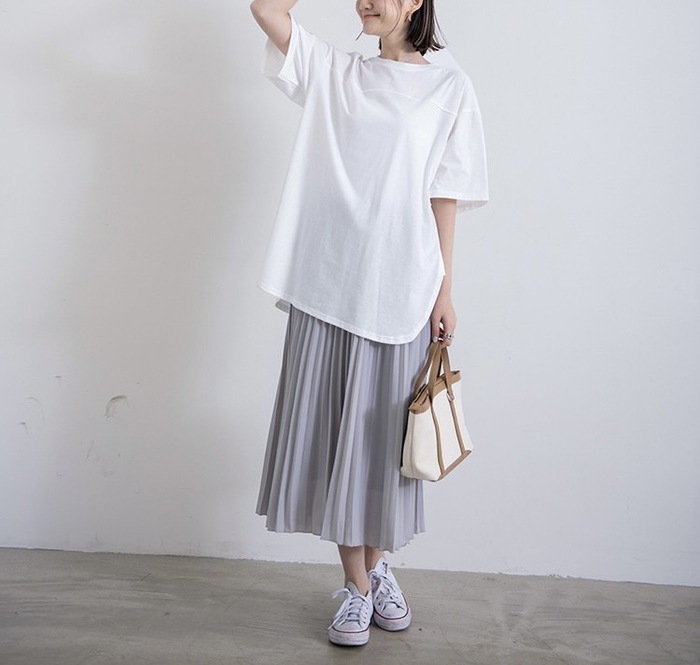 骨格ナチュラル,Naturily,オーバーサイズTシャツ