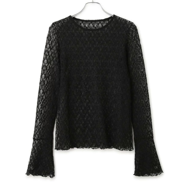 骨格ナチュラル,トップス,ADAM ET ROPE' FEMME,フレアスリーブレーストップス