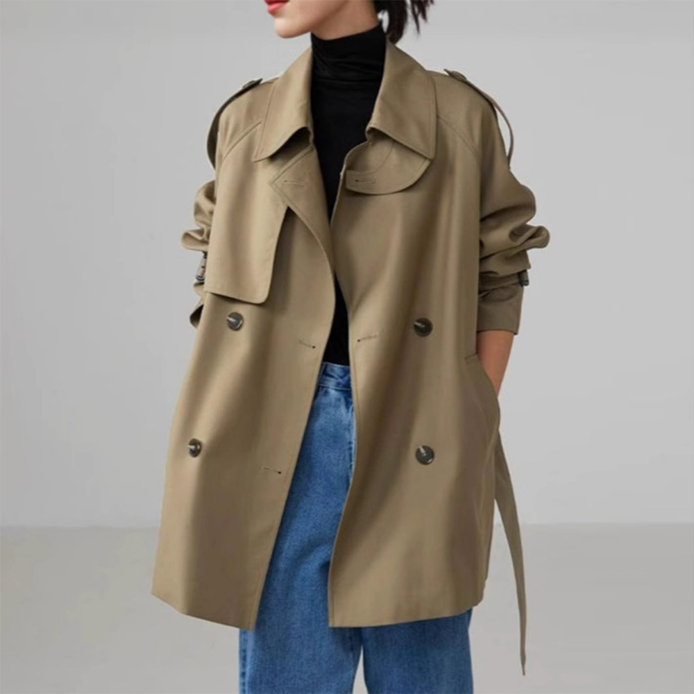 骨格ストレート,stlady,トレンチコート