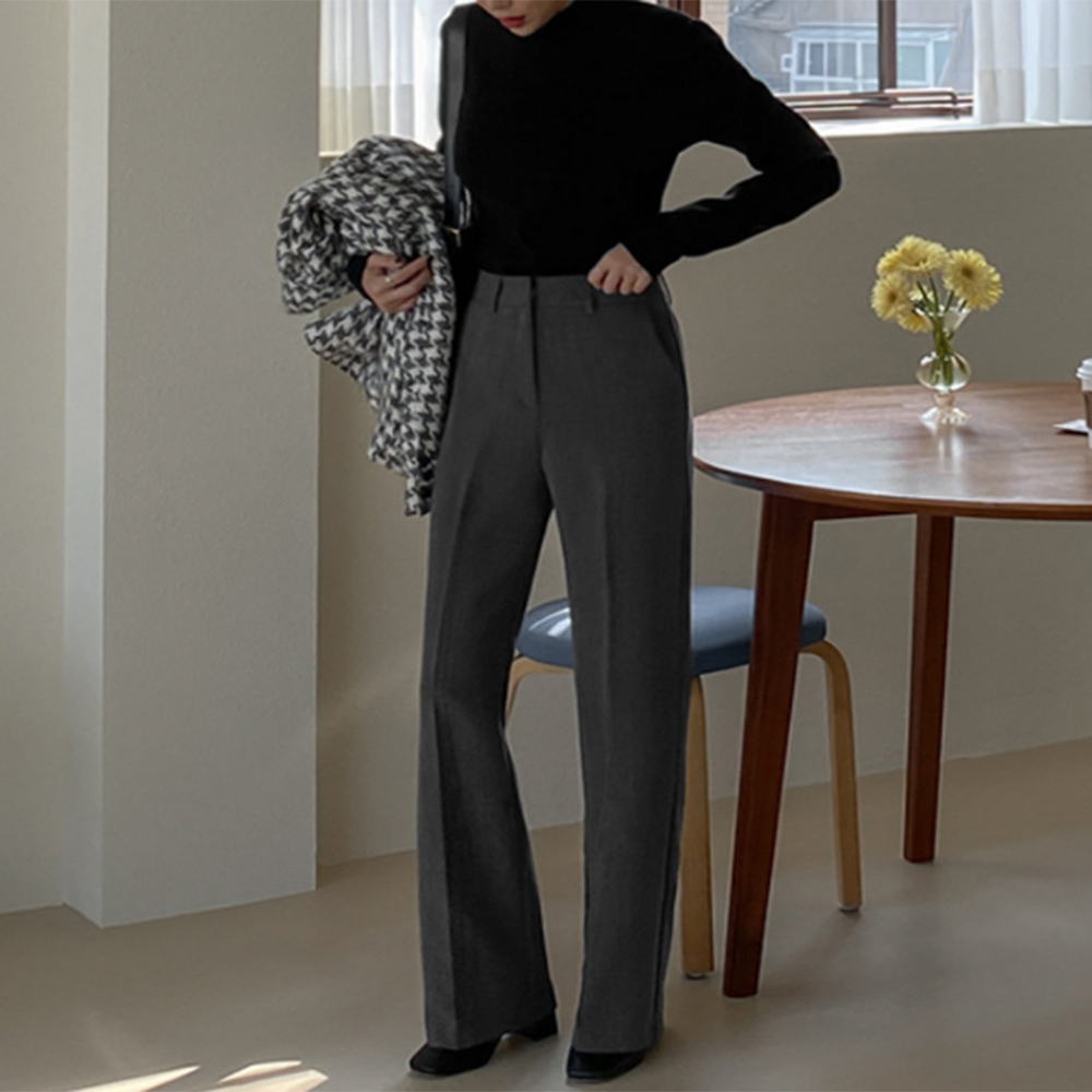 骨格ストレート,ノータックスリムフィットパンツ,stlady